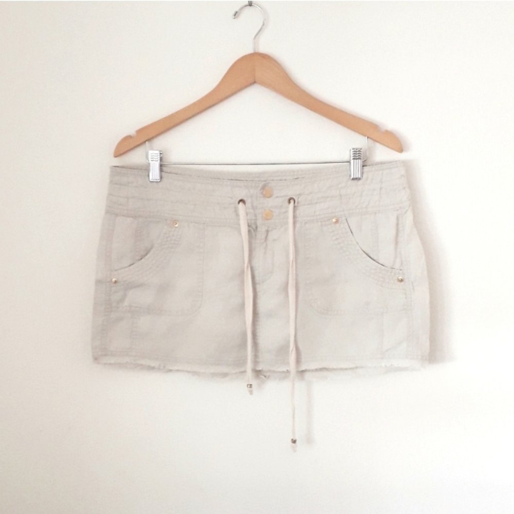 GUESS 100% LINEN SKIRT